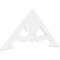 Ekena Millwork Pitch Cornelia Architectural Grade PVC Gable Pediment, 72"W x 33"H x 1"P (11/12) GPP072X033X100CRN - alternate 1
